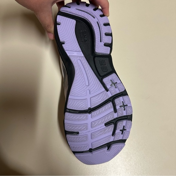 Brooks Running Women Adrenaline GTS 23 Purple Gray Black Shoes Size 8.5 WIDE - Picture 6 of 13